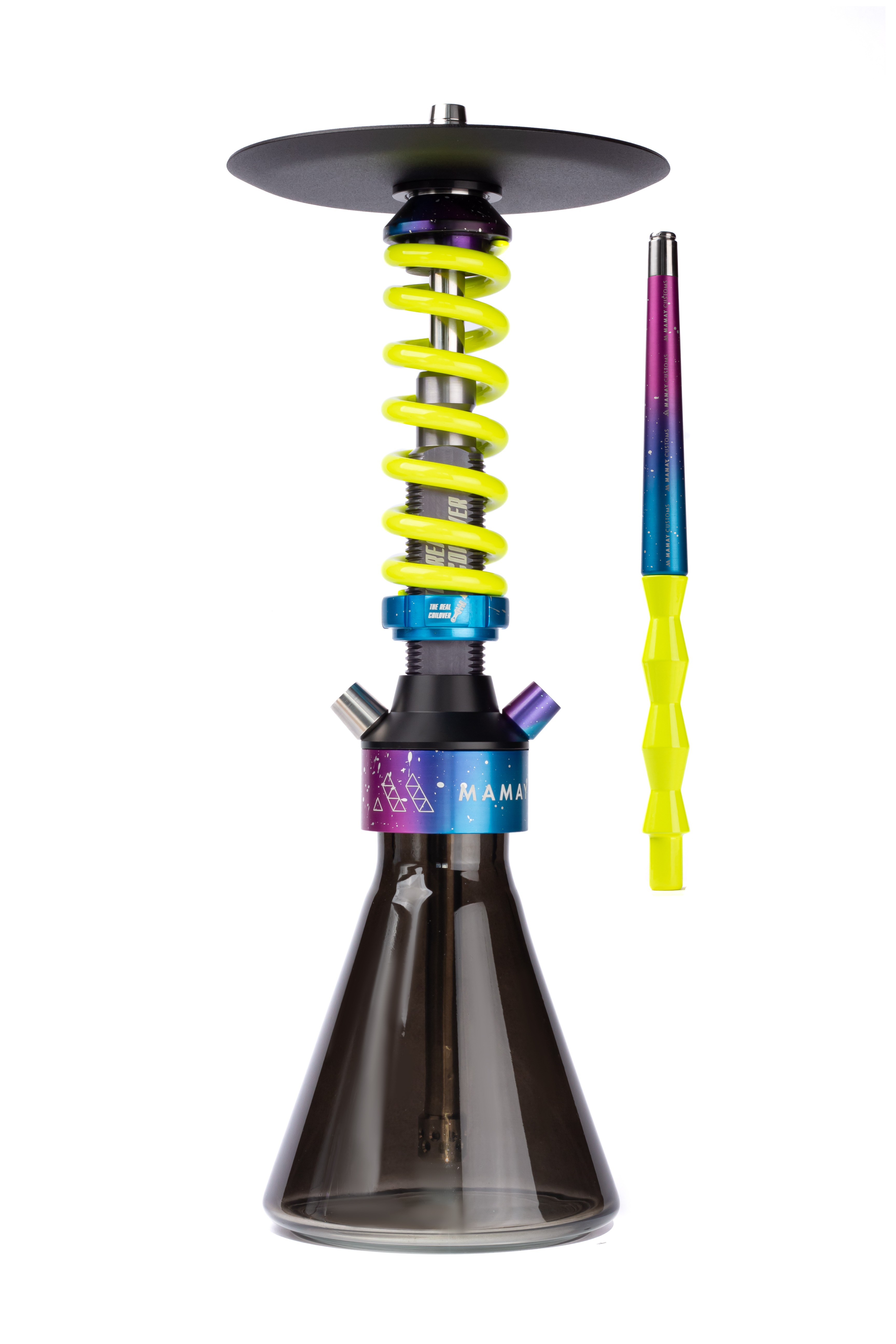 кальян mamay customs coilover trc acid galaxy (колба conical dark) 