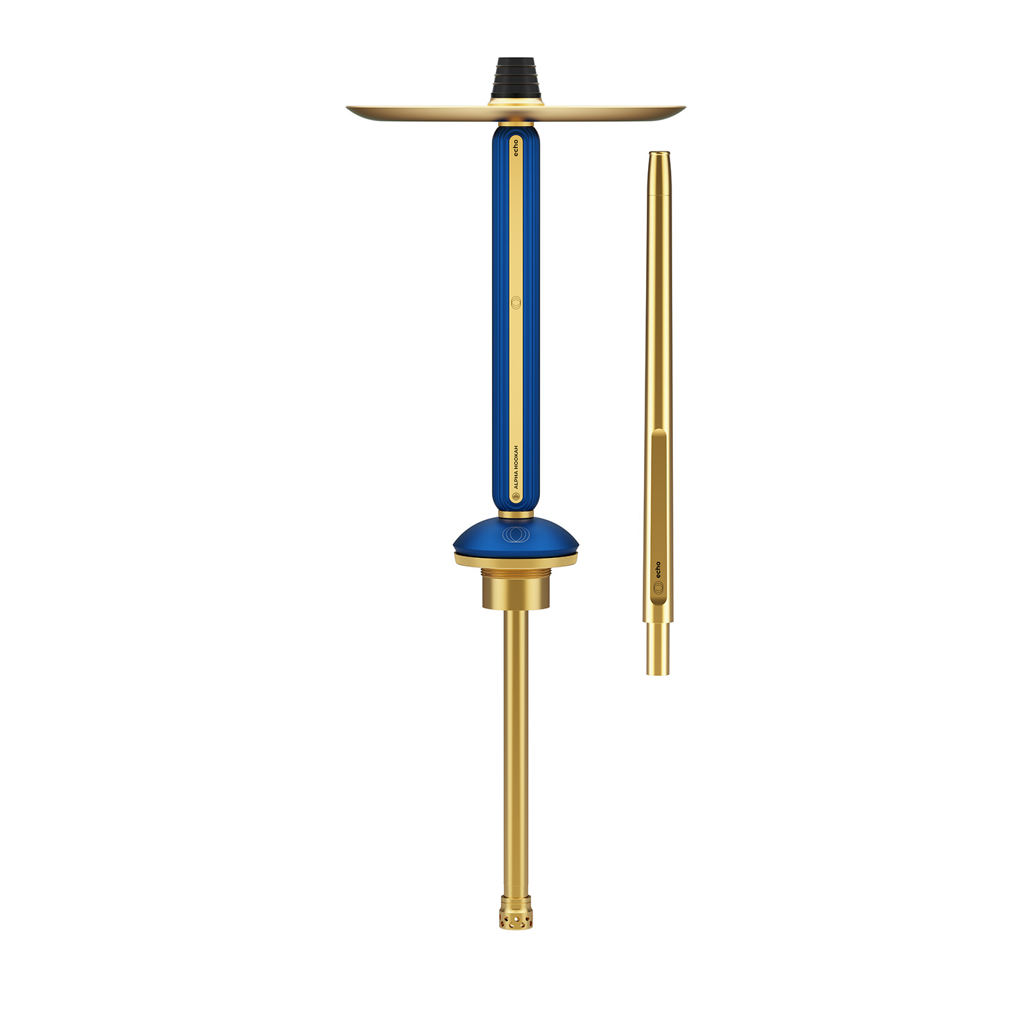 кальян alpha hookah - echo gold sapphire blue — Hookah Market кальян alpha hookah - echo gold sapphire blue