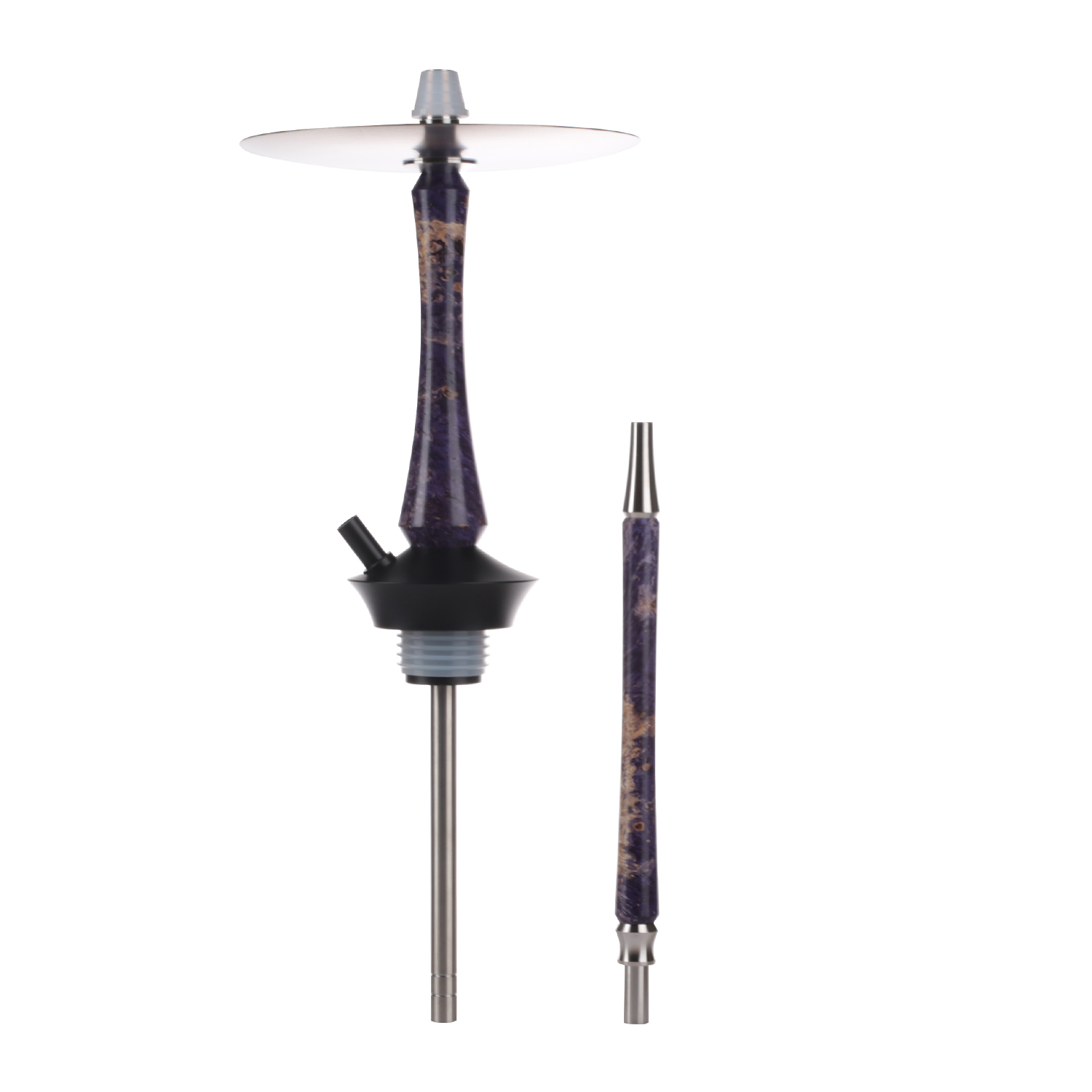 кальян union - sleek стаб. дерево (фиолетовый) — Hookah Market кальян union - sleek стаб. дерево (фиолетовый)
