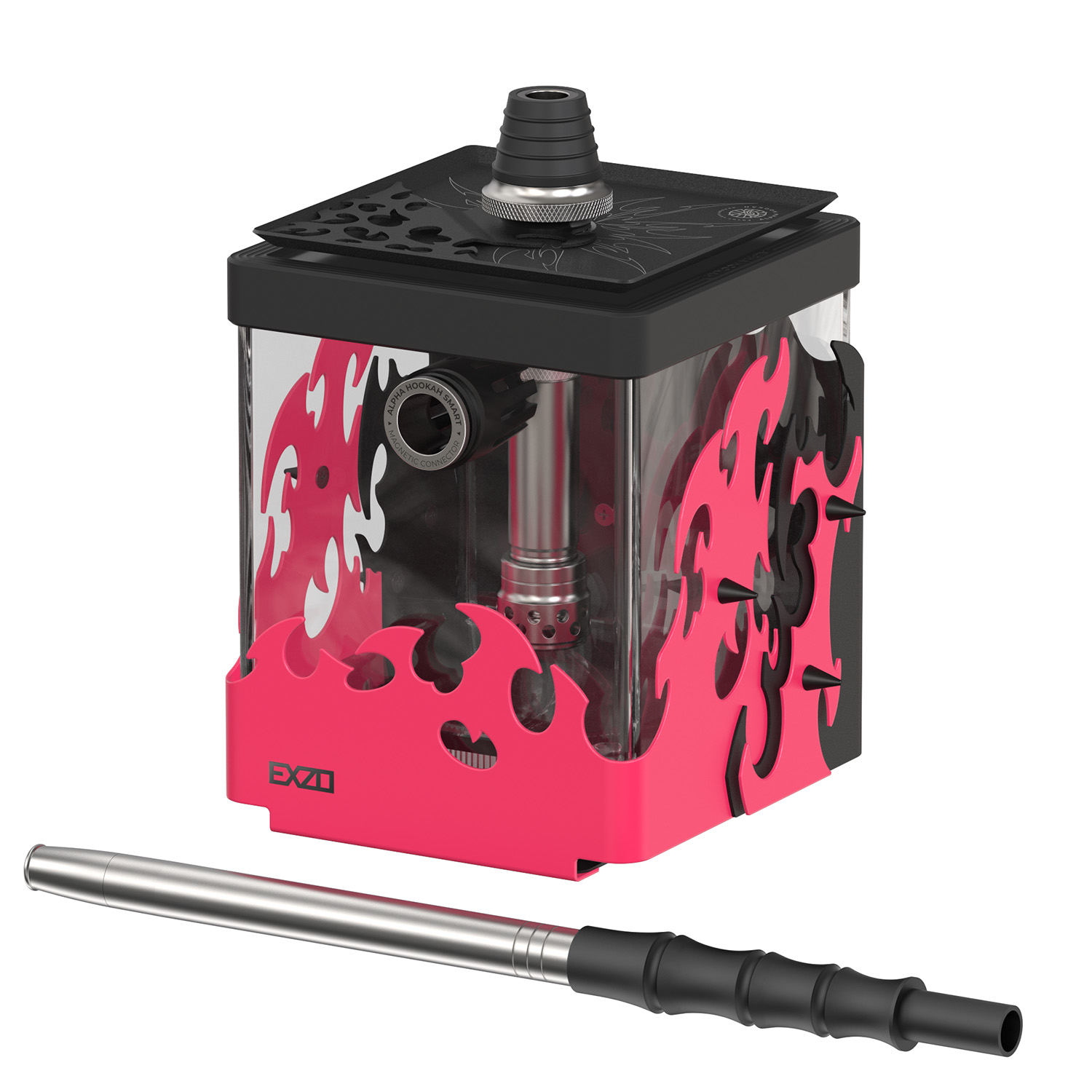 кальян alpha hookah - smart ekzo tribal (rose) — Hookah Market кальян alpha hookah - smart ekzo tribal (rose)