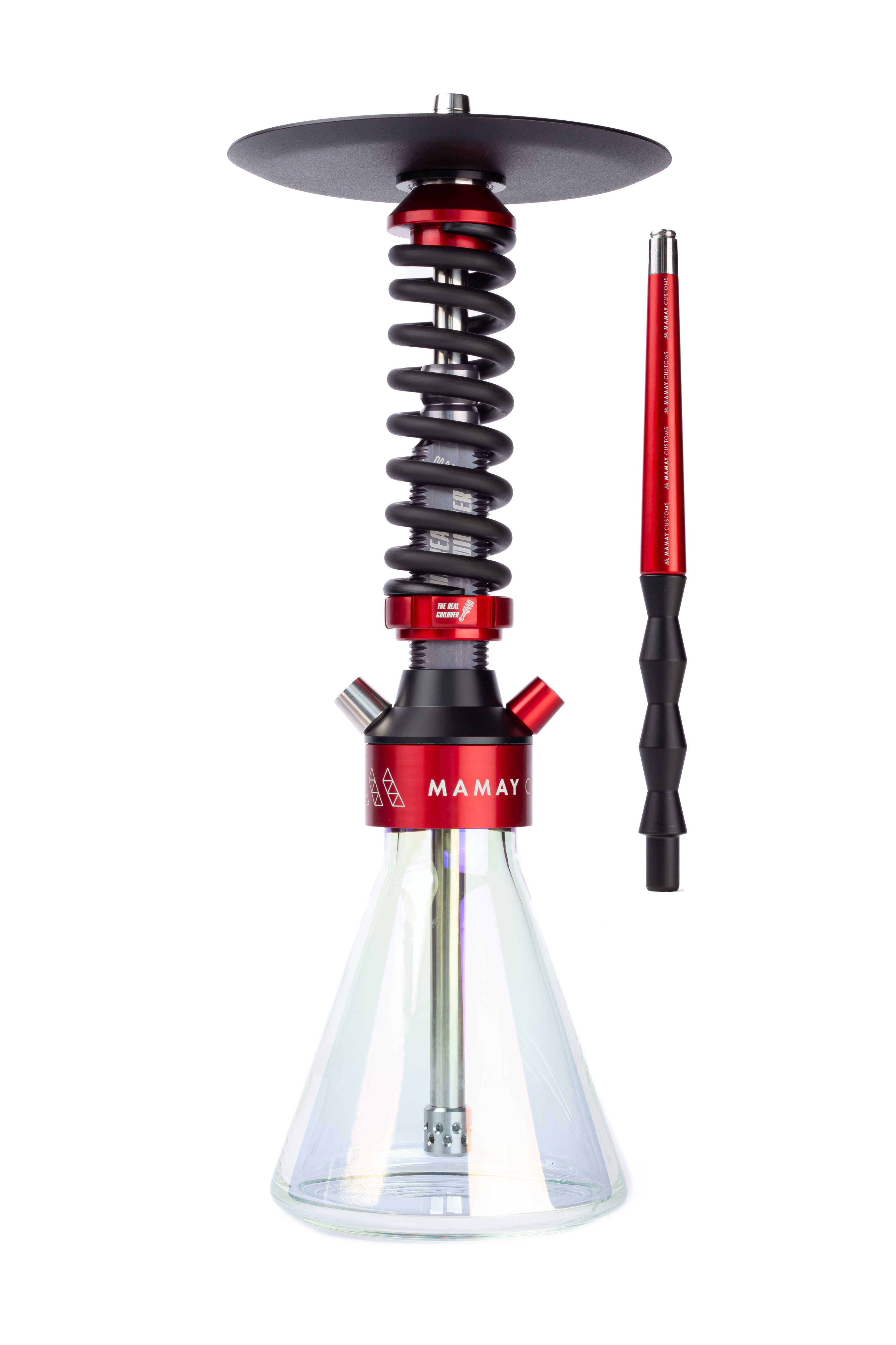  кальян mamay customs coilover trc black rose (колба conical pearl) 