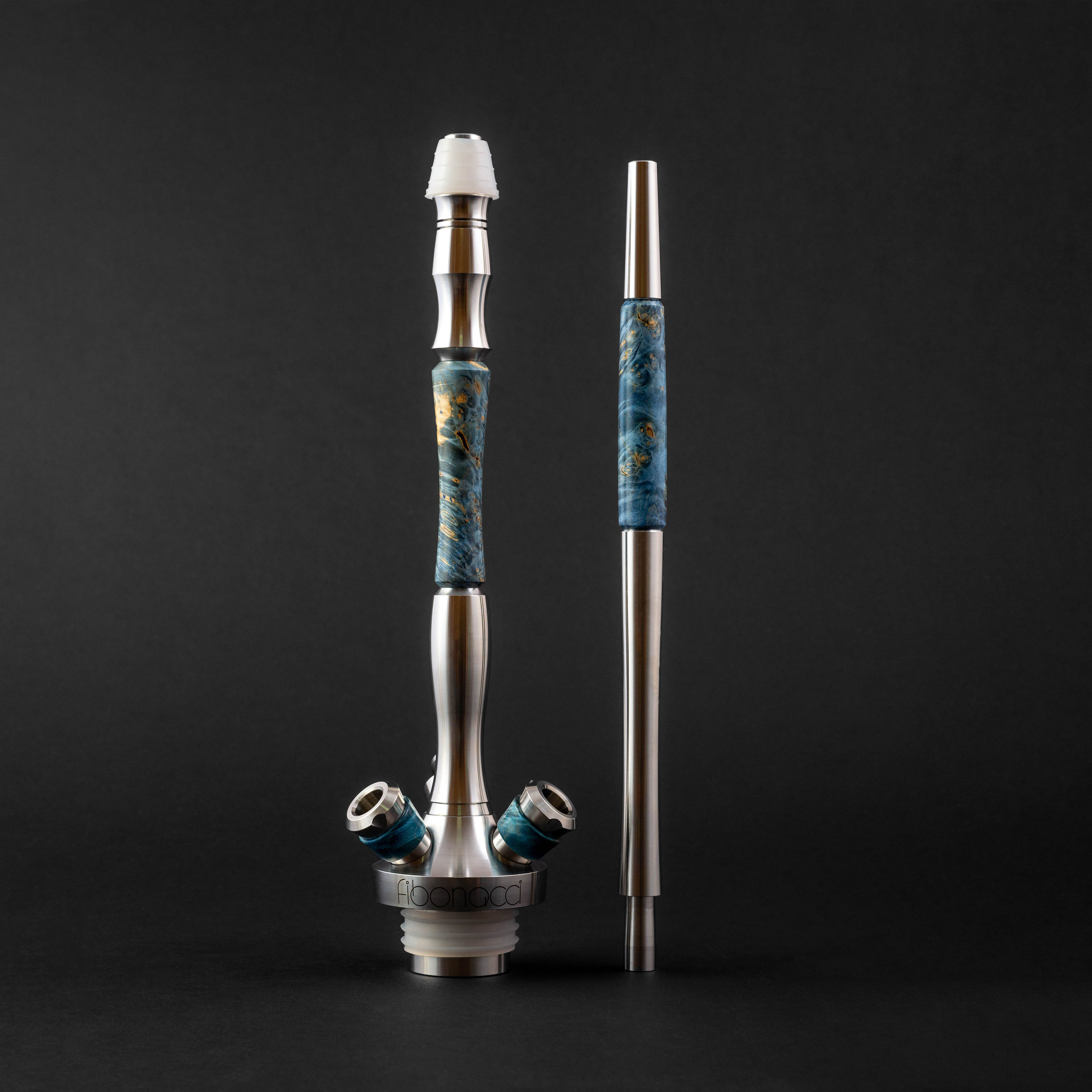 кальян union - fibonacci стаб. дерево (синий) — Hookah Market кальян union - fibonacci стаб. дерево (синий)