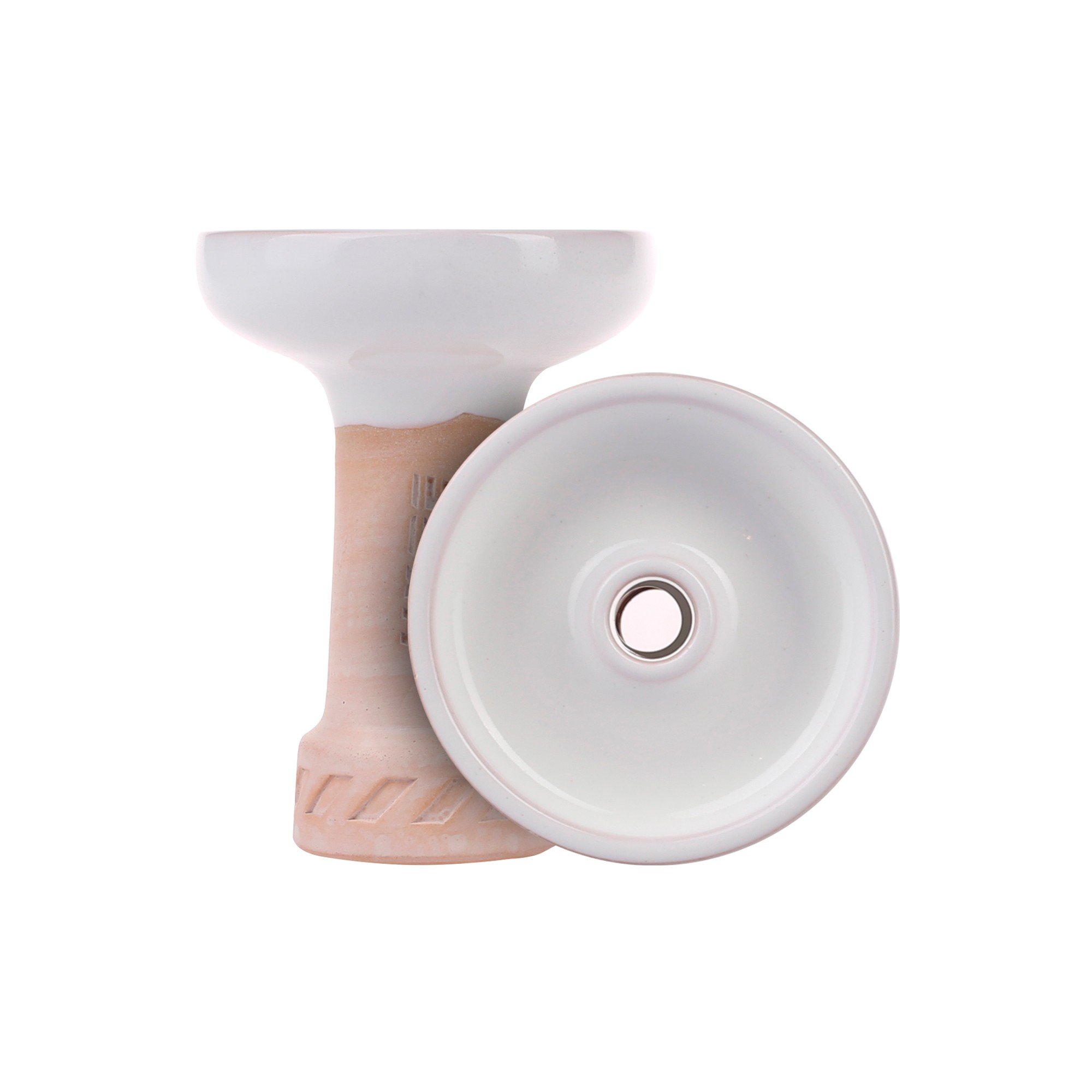 чаша hype phunnel glaze white — Hookah Market чаша hype phunnel glaze white