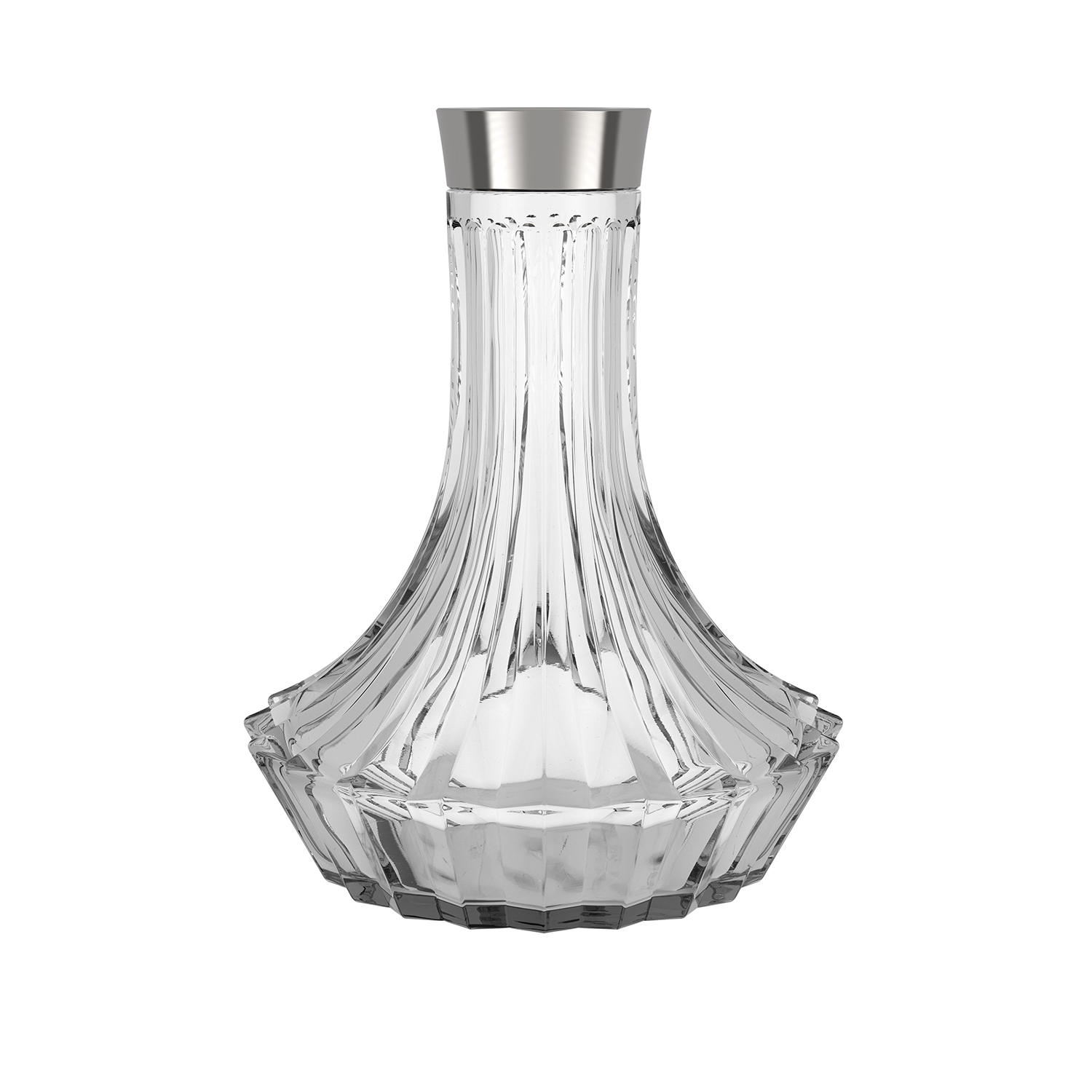  колба alpha hookah craft twistlock silver прозрачная 