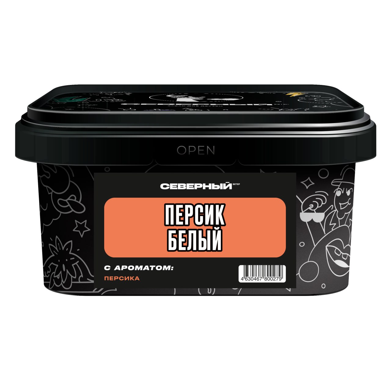 (m) северный 200 г персик белый — Hookah Market (m) северный 200 г персик белый