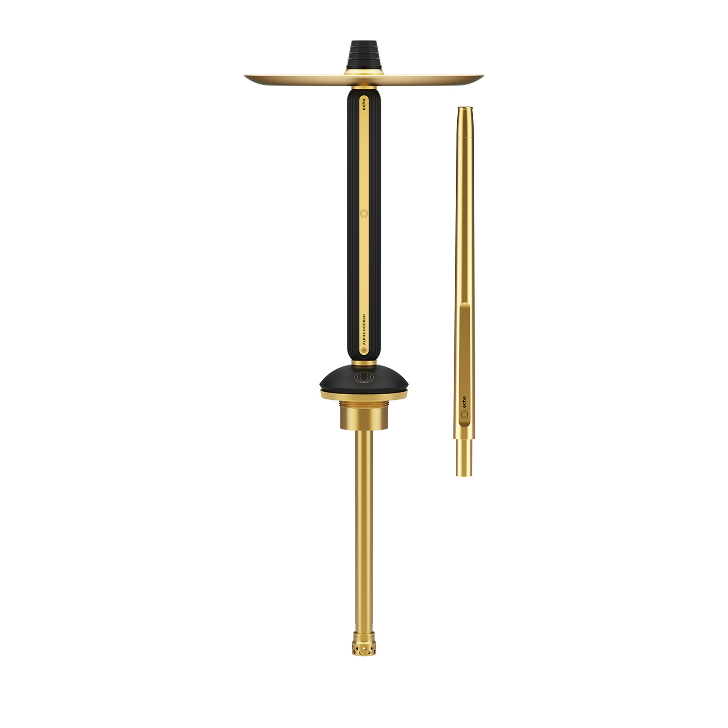 кальян alpha hookah - echo gold noir — Hookah Market кальян alpha hookah - echo gold noir