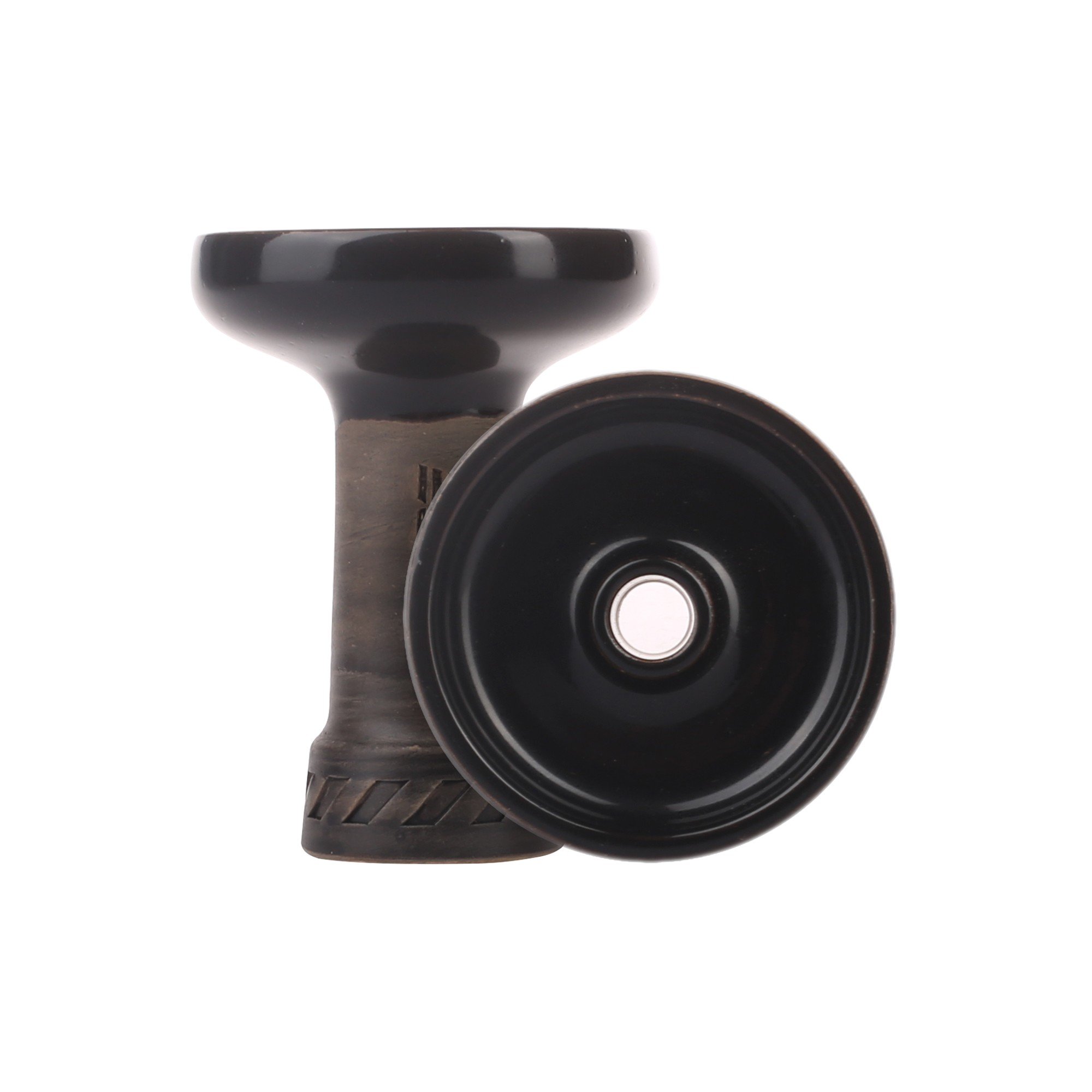 чаша hype phunnel glaze black — Hookah Market чаша hype phunnel glaze black