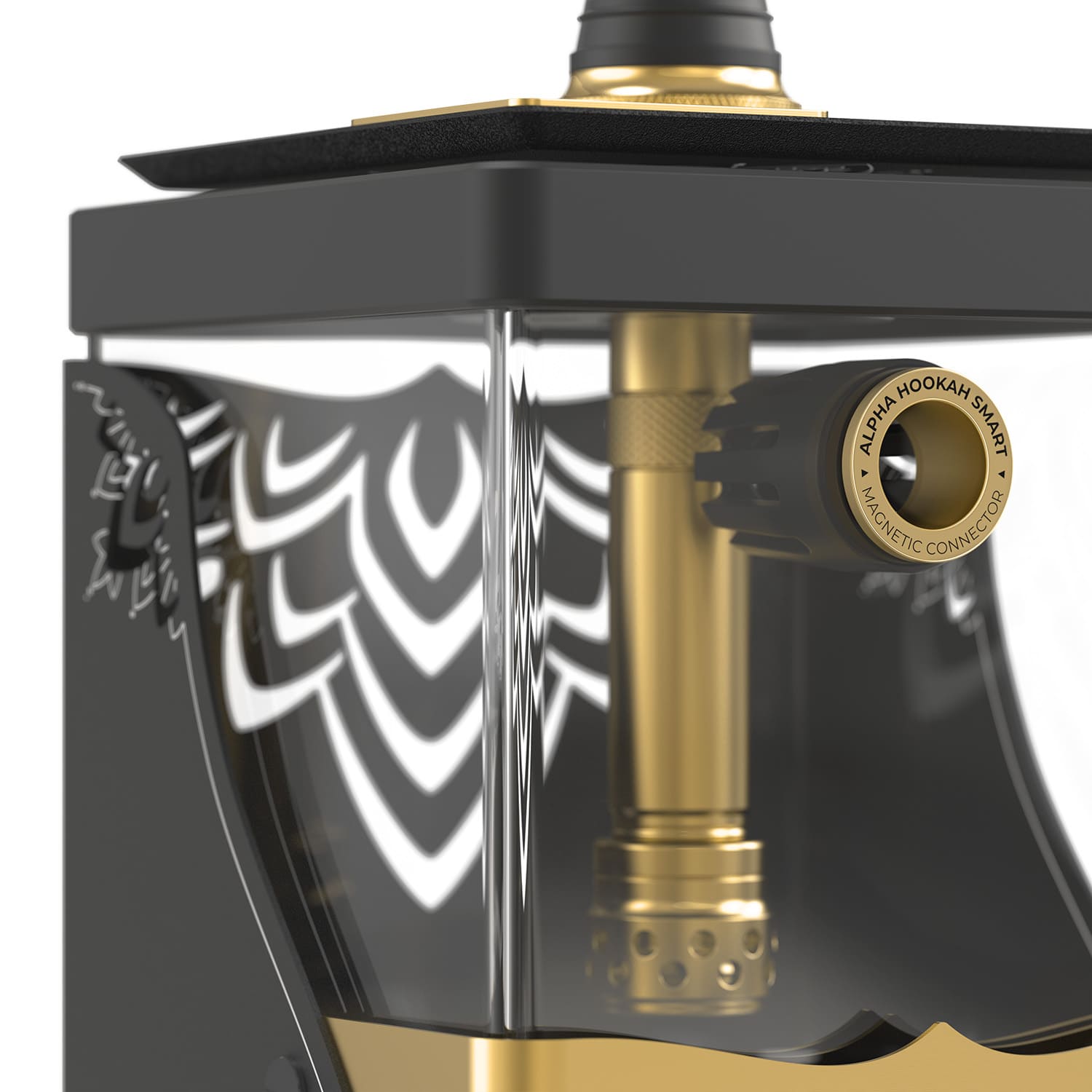кальян alpha hookah - smart exzo gold — Hookah Market кальян alpha hookah - smart exzo gold