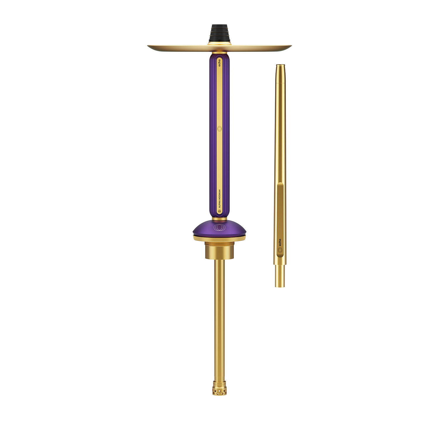 кальян alpha hookah - echo gold jade purple — Hookah Market кальян alpha hookah - echo gold jade purple